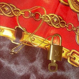 AUTHENTIC Louis Vuitton Lock and Key🔑🔐 Necklace